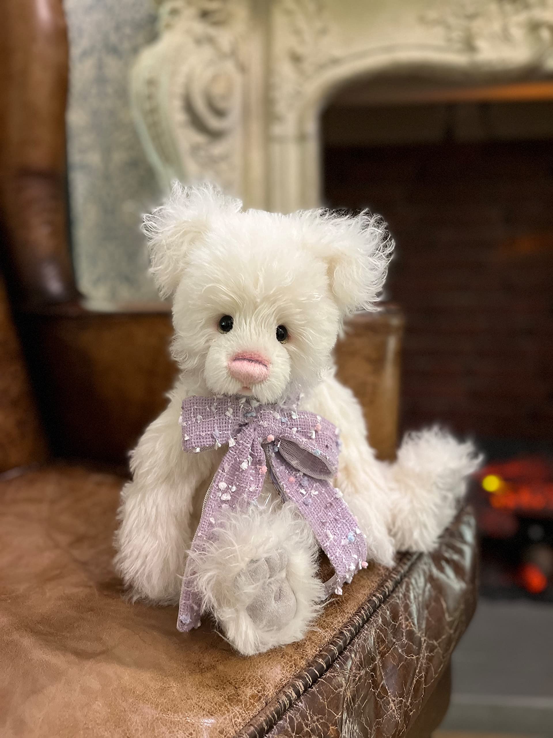 【CELINE】テディベア アイボリー CELINE - CELINE セリーヌ ぬいぐるみ 人形 くま ベアー ストラップ